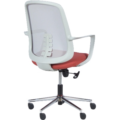 Carmen Работен офис стол Carmen 7063 - сив-червен (B3520532)