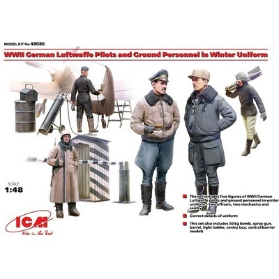 ICM Luftwaffe pilots and ground crew 1:48
