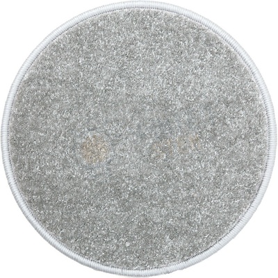 Полша Кръгъл килим - диаметър 60 см - сиво