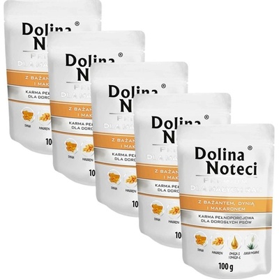 Dolina Noteci Premium Adult Small Breed with Pheasant Pumpkin and Pasta 5 x 100 g