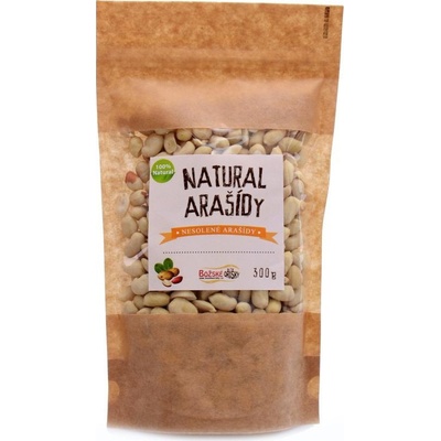 Božské oříšky Natural arašídy 300 g