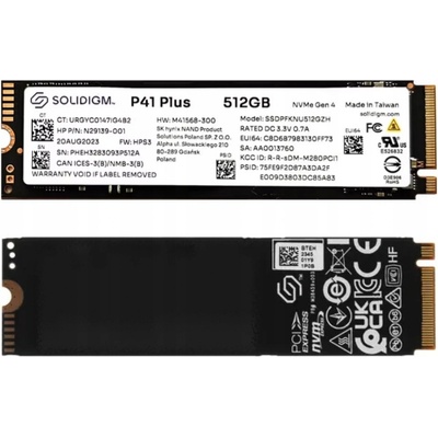Solidigm P41 Plus 512GB, SSDPFKNU512GZX1