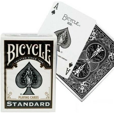 Bicycle Karty Poker Rider Back Standard Index Playing Cards Black