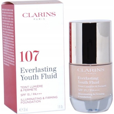 Clarins Tekutý make-up Everlasting Youth Fluid Illuminating & Firming Foundation 107 30 ml