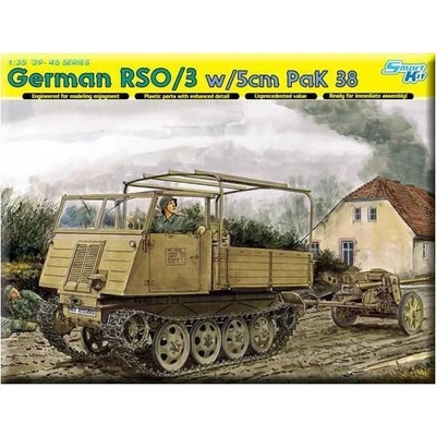 Models Dragon GERMAN RSO/03 ARTILLERY TRACTOR w/5cm PaK 38 SMART KIT 6684 1:35