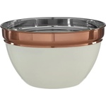 Premier Housewares Купа от неръждаема стоманав меден и бежов цвят ø 18 cm Prescott - Premier Housewares (0507364)