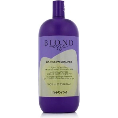 Inebrya BLONDesse No-Yellow Shampoo 1000 ml шампоан против нежелани топли нюанси унисекс