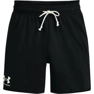 Under Armour Rival Terry 6in short Black Onyx White