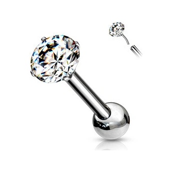 Šperky4U Push In cartilage piercing do ucha titan TIT1125-1206-03