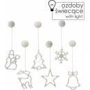 Aga Závesná vianočná LED dekorácia do okna Sobík