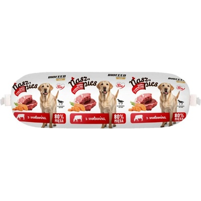 Biofeed Nasz Pies Baton s hovězím 1 kg