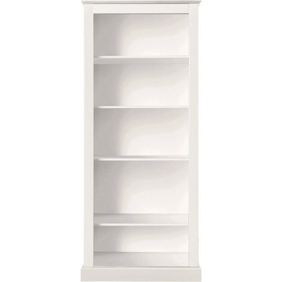 Biela knižnica z borovicového dreva 181x31 cm Mille – Støraa