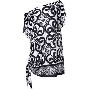 Goldbergh Дамска рокля Goldbergh Women's Rosetta Dress - Black / White (134-1768-0112)