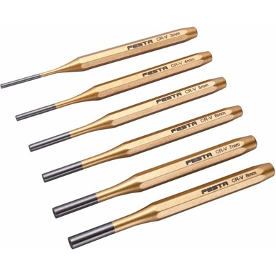 Sada průbojníků FESTA CrV 6ks 3, 4, 5, 6, 7, 8mm