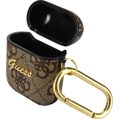 Guess 4G Script PC/PU puzdro pre Airpods 1/2 GUA24GSMW