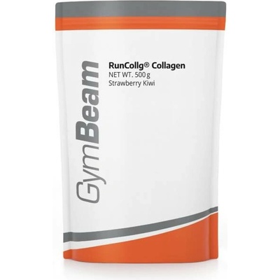 GymBeam Hydrolyzovaný kolagen RunCollg® s vitamínem C 500 g jahoda kiwi