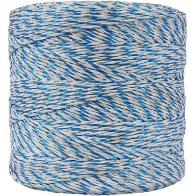 Ohradníkové lanko, průměr 2,5 mm, bílo-modré, délka 800 m