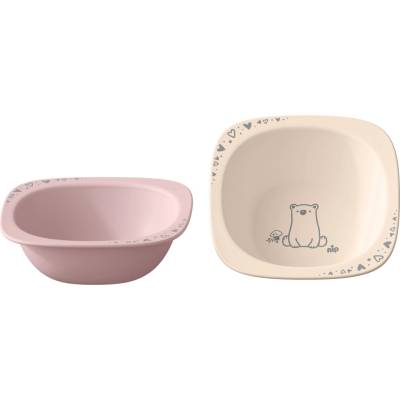 NIP PREMIUM line miska, 4m+, 2ks, pink