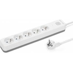 MONTIS surge protector power strip white-gray 5-outlet 3m MT187-WG-3