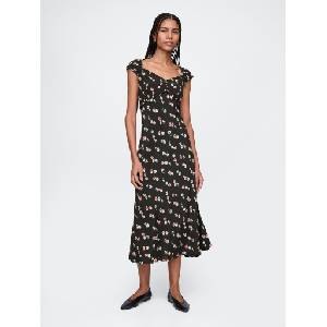 GAP Макси рокля с цветя GAP GAP | Cheren | ЖЕНИ | XXS
