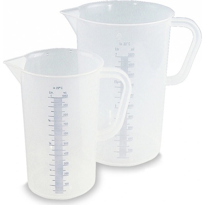 Odmerka z polypropylénu (PP) so stupnicou, objem 1 liter