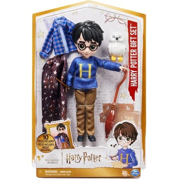 Spin Master Spin Master Wizarding World Harry Potter Подаръчен комплект, 20, 3 cm Хари Потър, с дрехи и магическа пръчка (6064865)