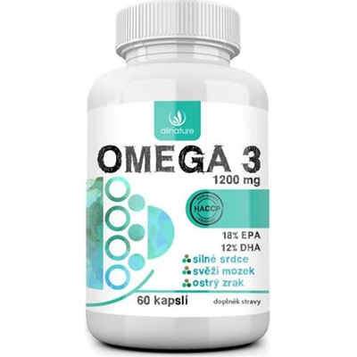 Allnature Omega 3 1200 mg 60 kapsúl