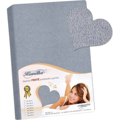 Bellatex froté plachta čierna 160x200