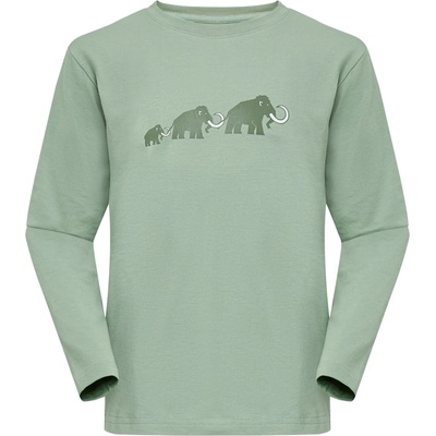 Mammut Детска блуза с дълъг ръкав Mammut Kid's Mammut Core Longsleeve Logo Longsleeve - Willow - размер 128 (EU) (704-5544-0413)