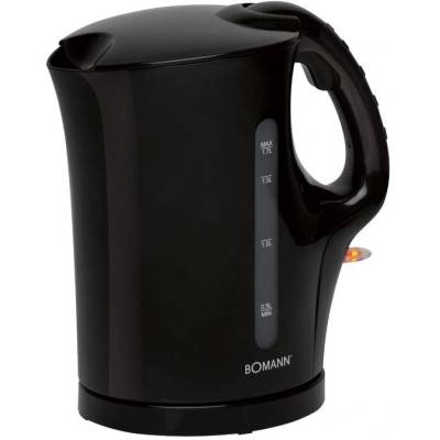 Bomann WK 6079 CB електрическа кана 1, 7 л, 2200 W, черна (660791)