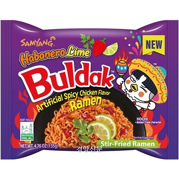 Samyang Buldak Habanero Lime pálivé ramen nudle s příchutí kuřete 135 g