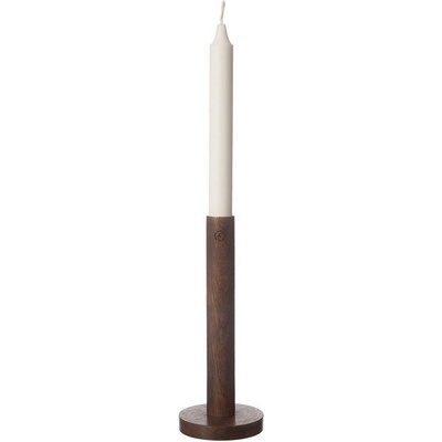 Dřevěný svícen Ernst Mango Brown 20 cm Ernst
