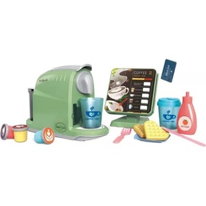 Man Yuk Toys Мини многофункционален комплект кафемашина с тъчскрийн табло за поръчки (ld-6610a)