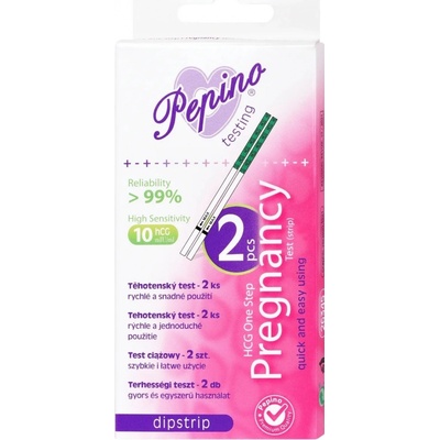 Pepino tehotenský test Dipstrip 2 ks