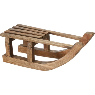 Dřevěná zimní dekorace sáňky 45 cm Wikholm Form
