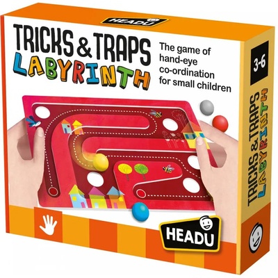 Headu Образователна игра Headu - Лабиринт с трикове и капани (HMU54402)