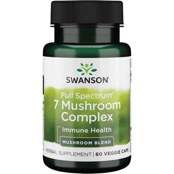 Swanson Full Spectrum 7 Mushroom Complex 490 mg [60 капсули]
