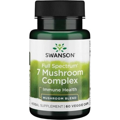 Swanson Full Spectrum 7 Mushroom Complex 490 mg [60 капсули]