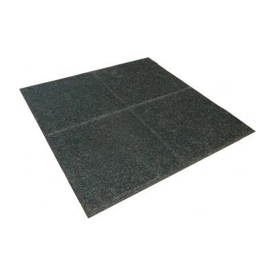SK Profilovaná gumená dlažba Easy 1000x1000x50mm čierna m²
