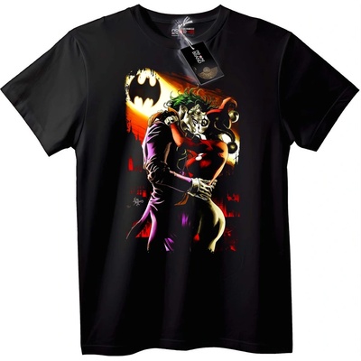 NOONEBRAND Тениска Batman & Joker Комикс - XS, Black