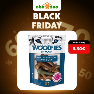 Woolf Woolfies Dental Fishbone S 200 g