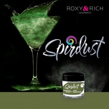 Roxy and Rich Metalická barva do nápojů Spirdust zelená smaragdová 1,5 g