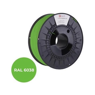C-Tech Premium Line ABS, luminiscenčná zelená, RAL3038, 1,75mm, 1kg, 3DF-P-ABS1.75-6038