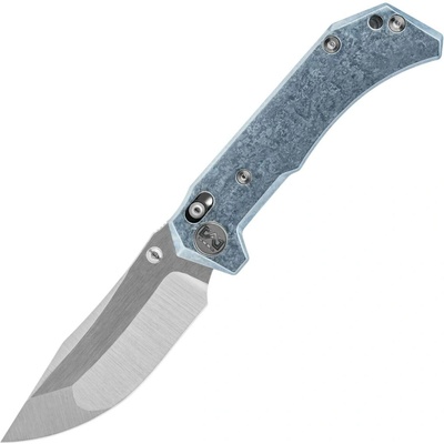 Miguron Knives Artpy 3.73 Vanax blade, crystal titanium handle MGR629ABJBU