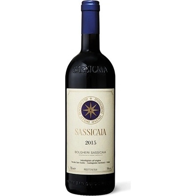 Tenuta San Guido Sassicaia suché červené 2015 13,5% 0,75 l (čistá fľaša)