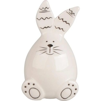 Zajac s labkami z keramiky na postavenie 6 x 10 cm