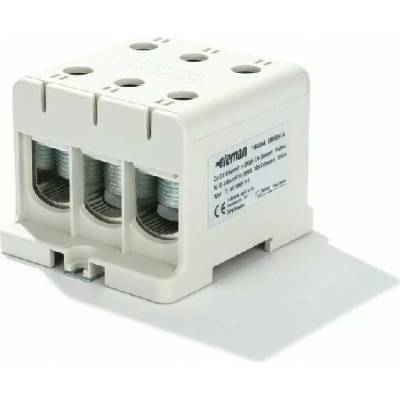 Pollmann Elektrotechnik 1006635 Svorka univerzální UK 150/3 N, 320A, 1pól., AL/CU, krytá, modrá, na DIN/panel /2090311