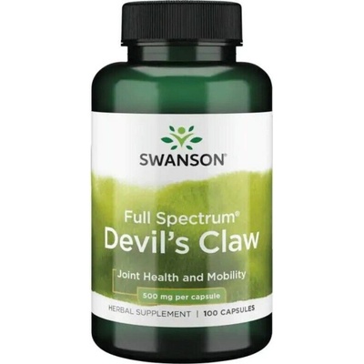 Swanson Devil's Claw Čertovo Kopyto 500 mg 100 kapslí