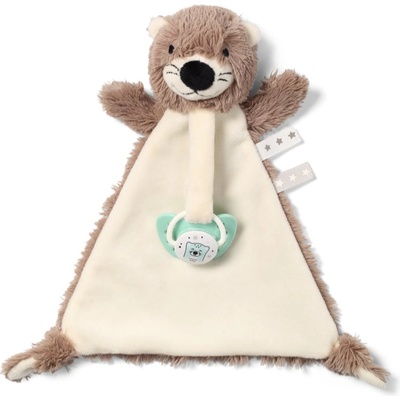BabyOno Toy бебешко одеялце с клипс Otter Maggie
