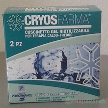 Cryos Farma gélové vankúšiky studený alebo teplý obklad 12 x 12 cm 27 x 12 cm 2 ks